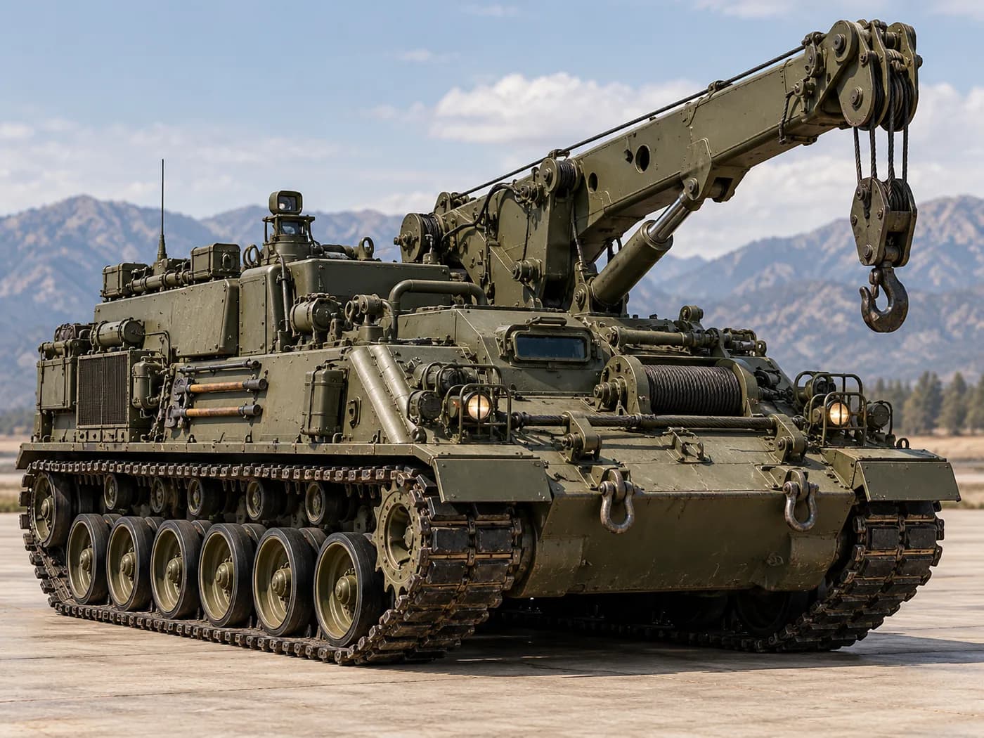 M88 armoured recovery vehicle